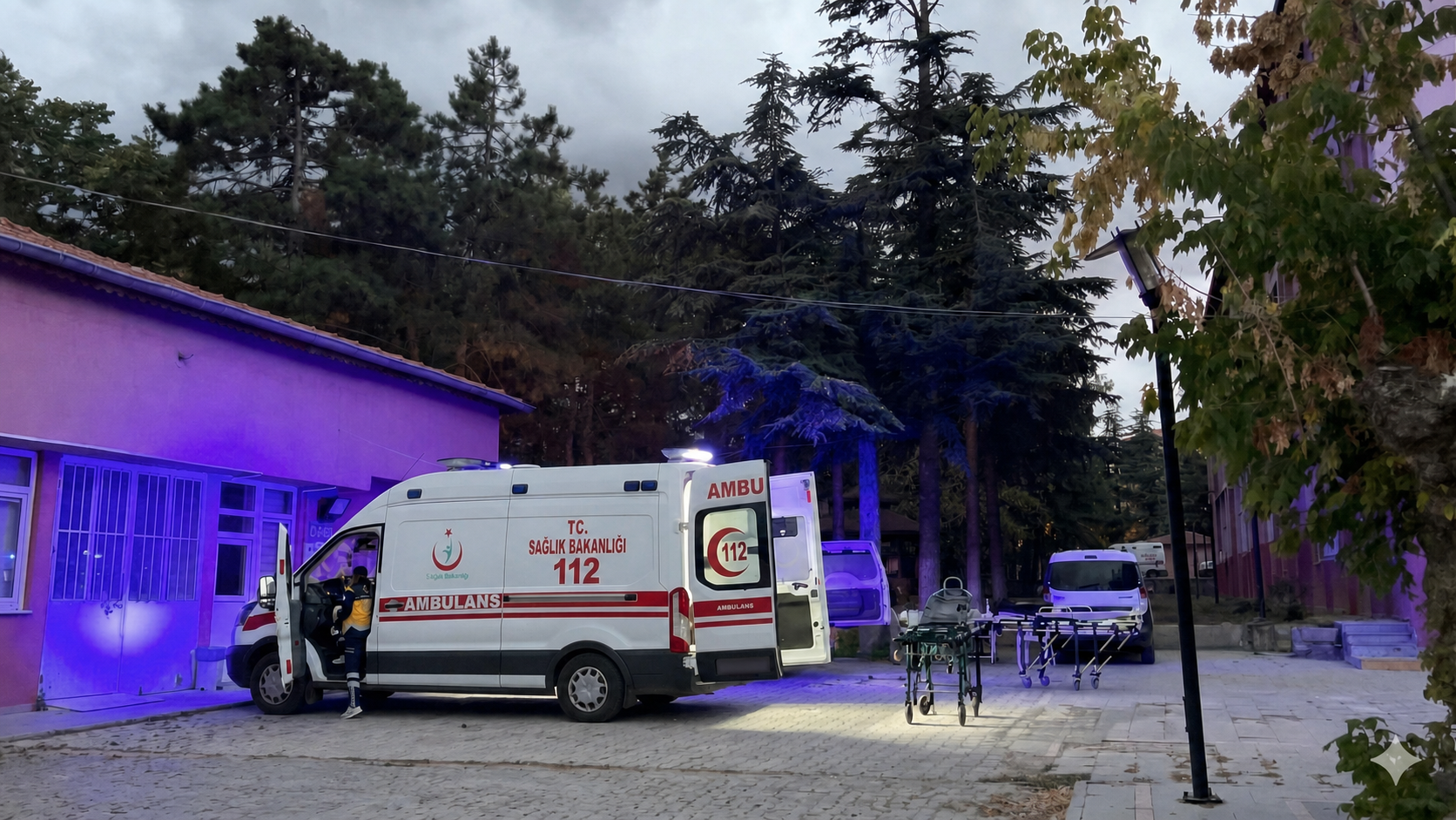 Göreve hazır mobil sağlık aracı